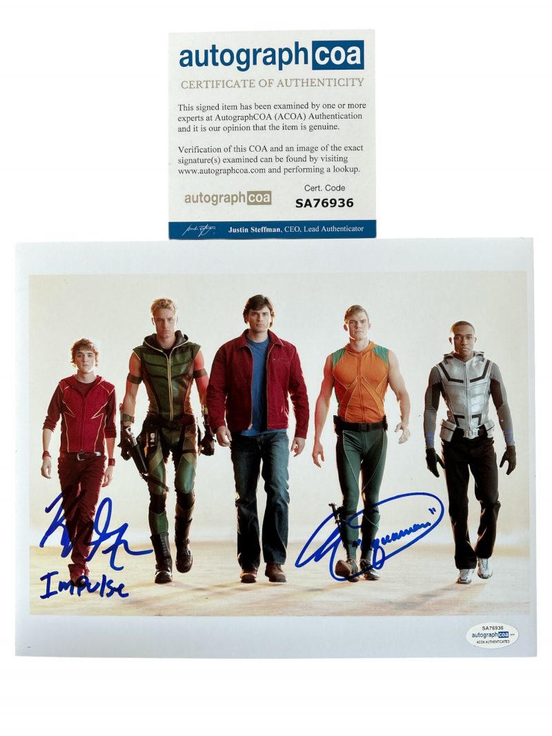 Alan Ritchson & Kyle Gallner - 10x8 - Smallville - Acoa authenticated