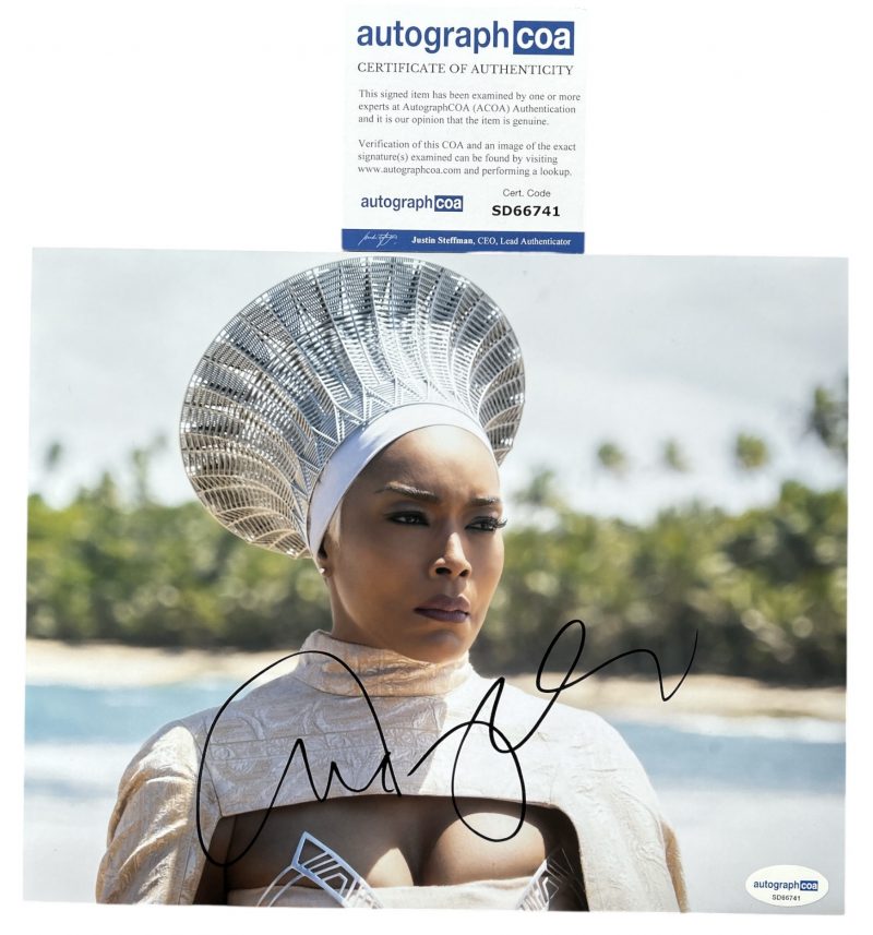 Angela Bassett - 10x8 - Black Panther - Acoa Authentication