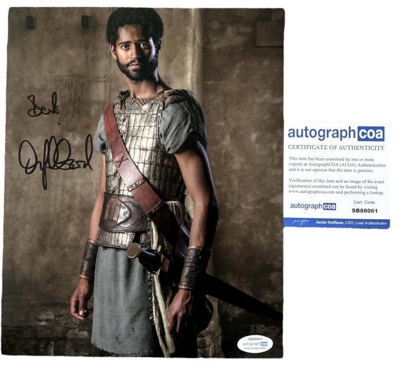 Alfred Enoch - 10x8 - Troy - Acoa Authentication