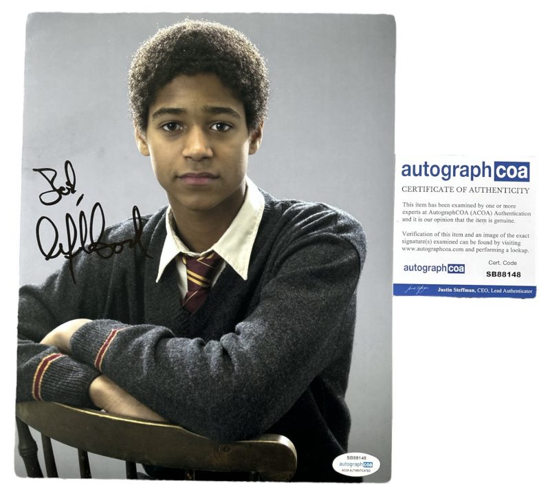Alfred Enoch - 10x8 - Harry Potter - Acoa Authentication