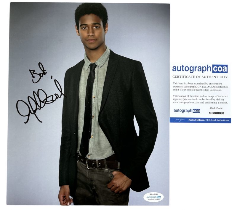 Alfred Enoch - 10x8 - how to get away with murder - Acoa Authentication
