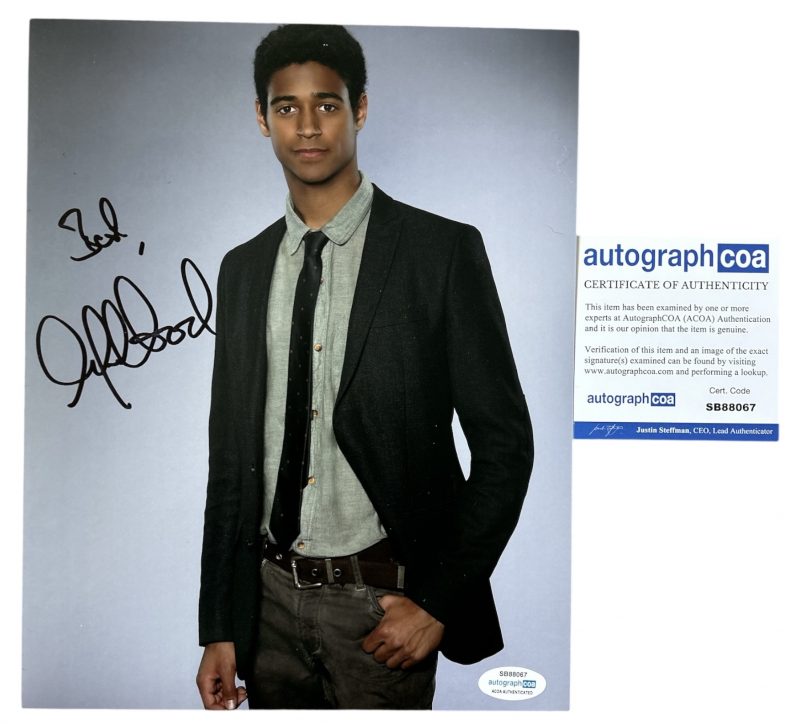Alfred Enoch - 10x8 - how to get away with murder - Acoa Authentication