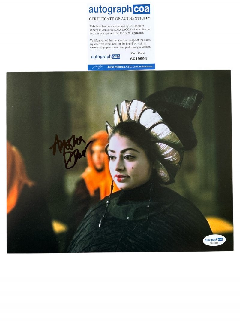 Ayesha Dharker - 10x8 - Star Wars / Queen jamillia - Acoa Authentication