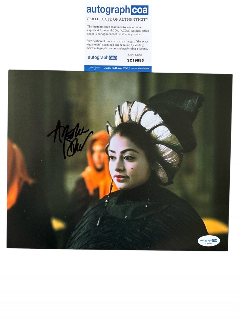 Ayesha Dharker - 10x8 - Star Wars / Queen jamillia - Acoa Authentication