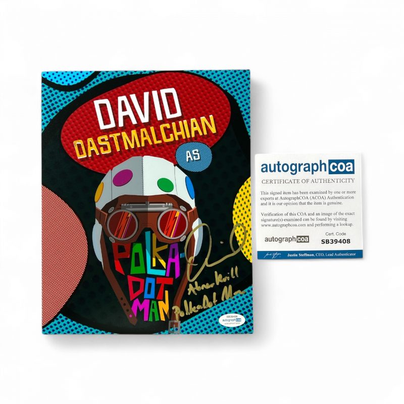 David Dastmalchian - The Suicide Squad / Polka Dot Man - 10x8 - ACOA