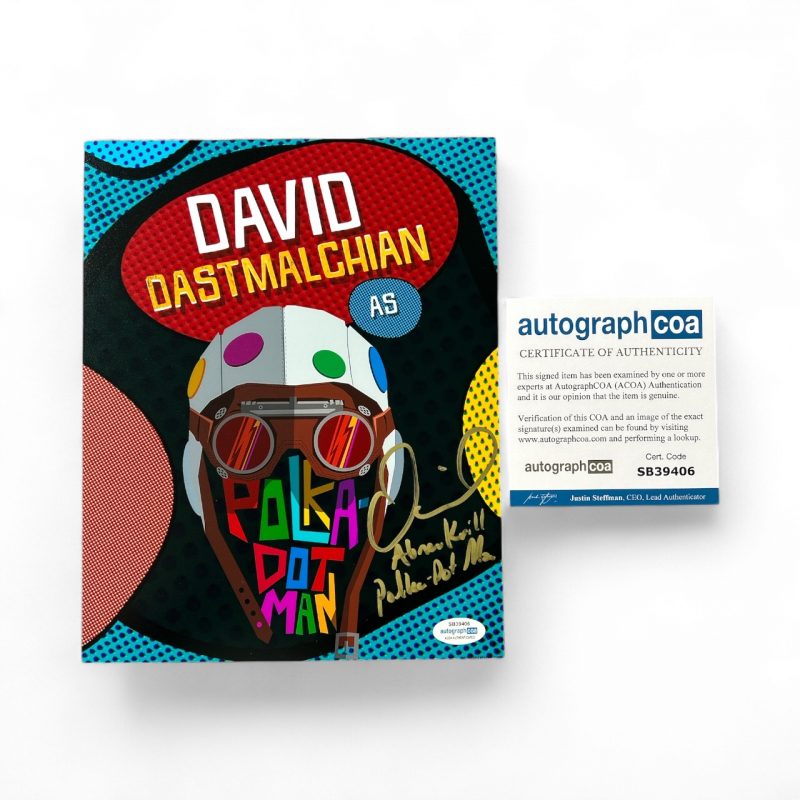 David Dastmalchian - The Suicide Squad / Polka Dot Man - 10x8 - ACOA