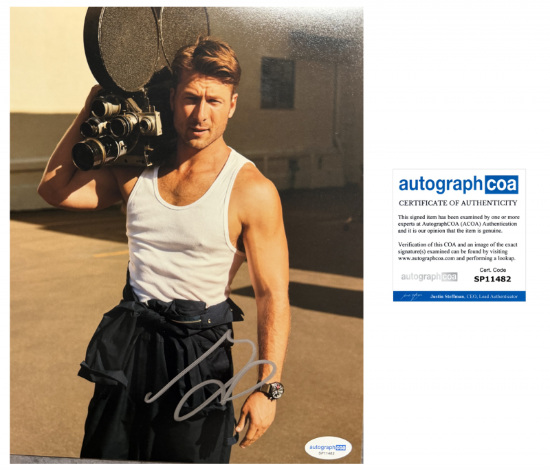 Glen Powell - 10x8 - Top Gun: Maverick - ACOA