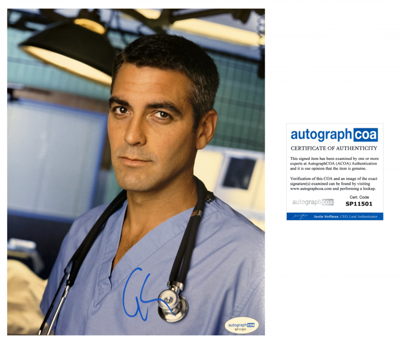 George Clooney - 10x8 - ER - ACOA