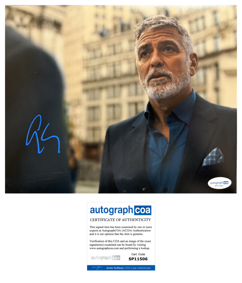 George Clooney - 10x8 - the flash / Bruce Wayne - ACOA