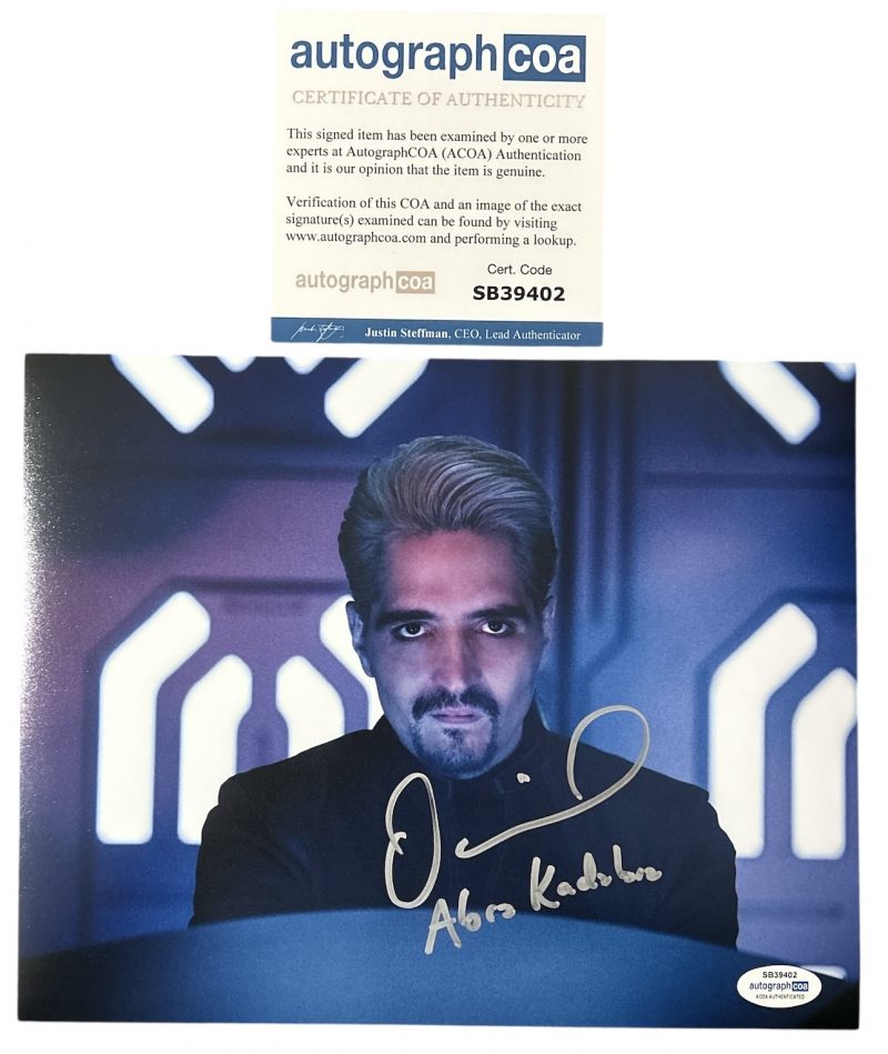 David dastmalchian - 10x8 - DC’s The Flash / Abra kadabra - ACOA