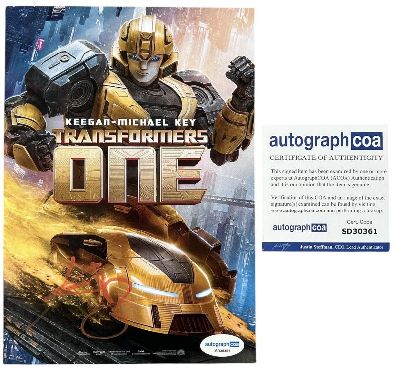 Keegan Michael key - 8x6 - transformers one - ACOA