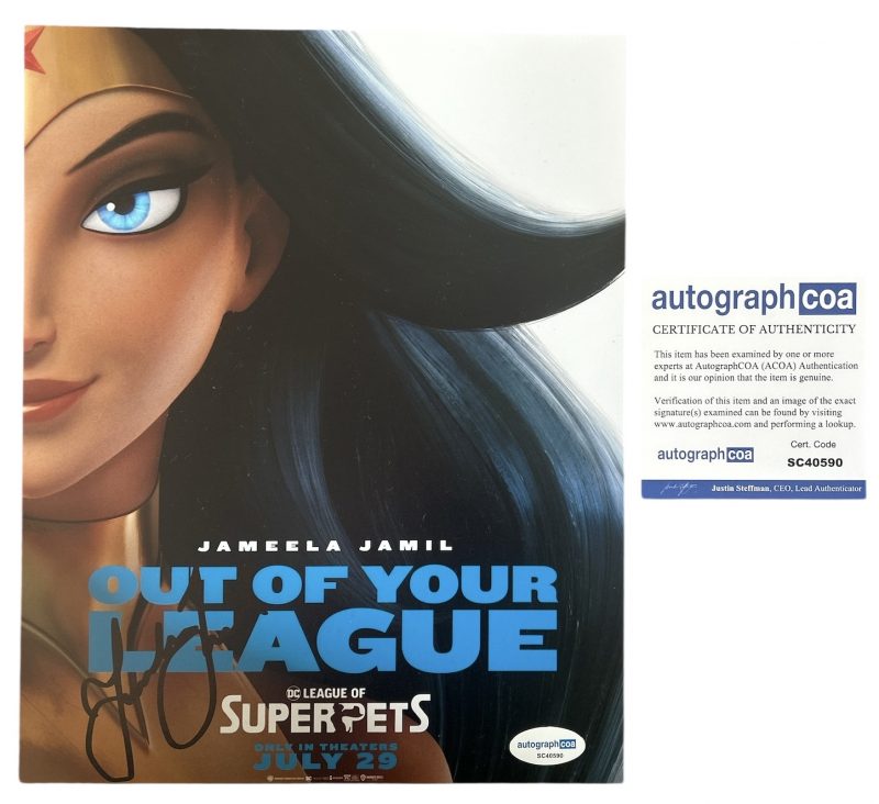 Jameela jamil - 10x8 - DC’s Super Pets - ACOA