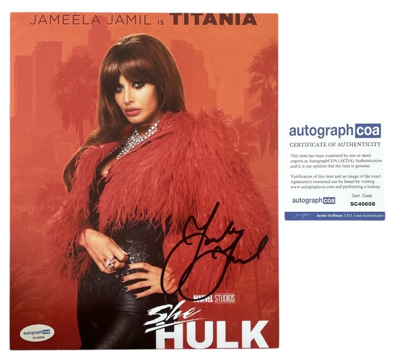 Jameela Jamil - 10x8 - Marvel’s She-Hulk / Titania - ACOA