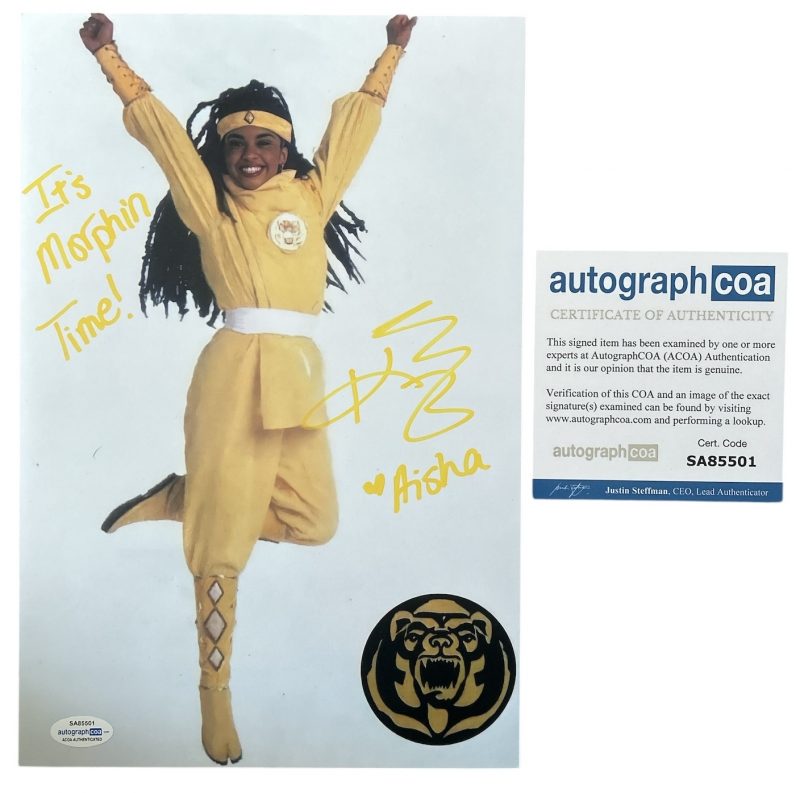 Karan Ashley - 12x8 - power ranger - ACOA