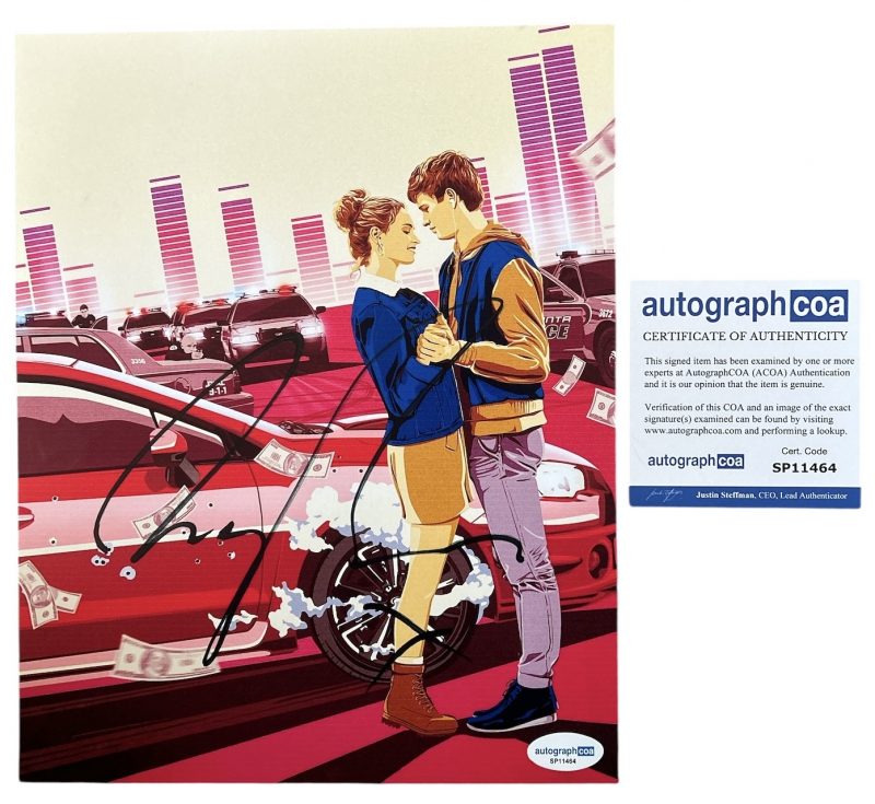 Lily James - 10x8 - baby driver - ACOA