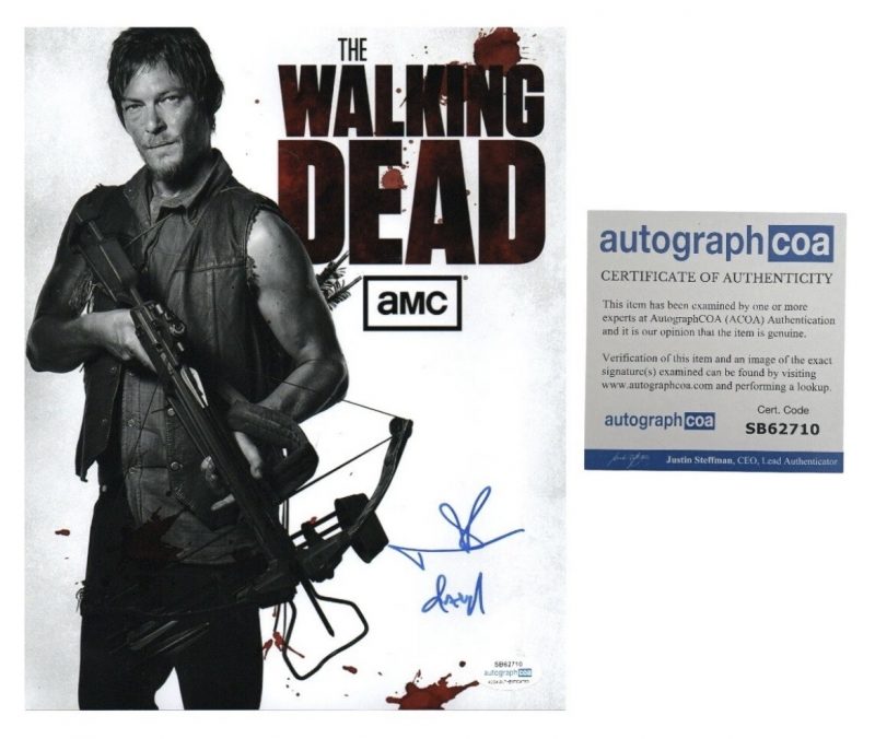 Norman Reedus - 10x8 - walking dead - ACOA