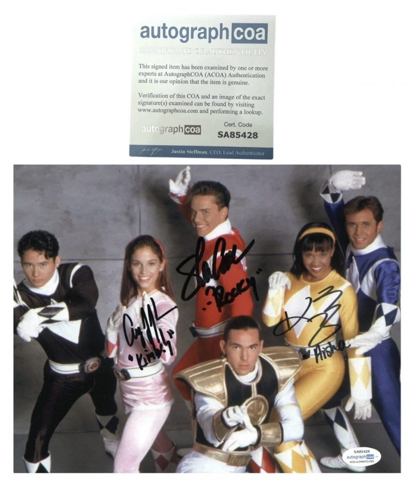 Power rangers - 10x8 - Steve Cardenas , Amy Jo Johnson , Karan Ashley - ACOA