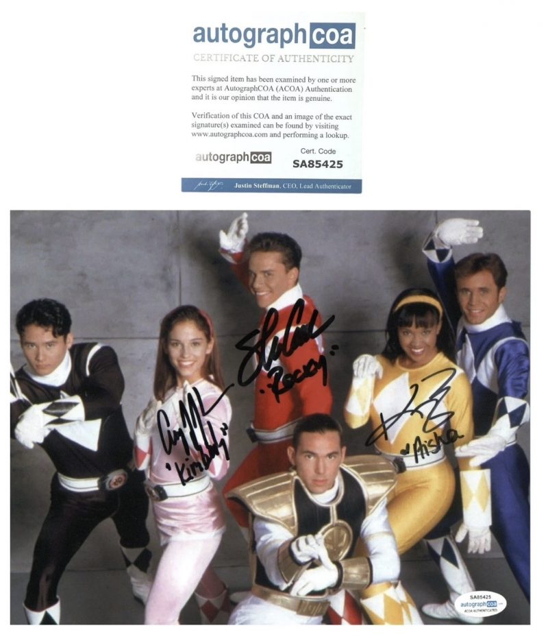 Power rangers - 10x8 - Steve Cardenas , Amy Jo Johnson , Karan Ashley - ACOA