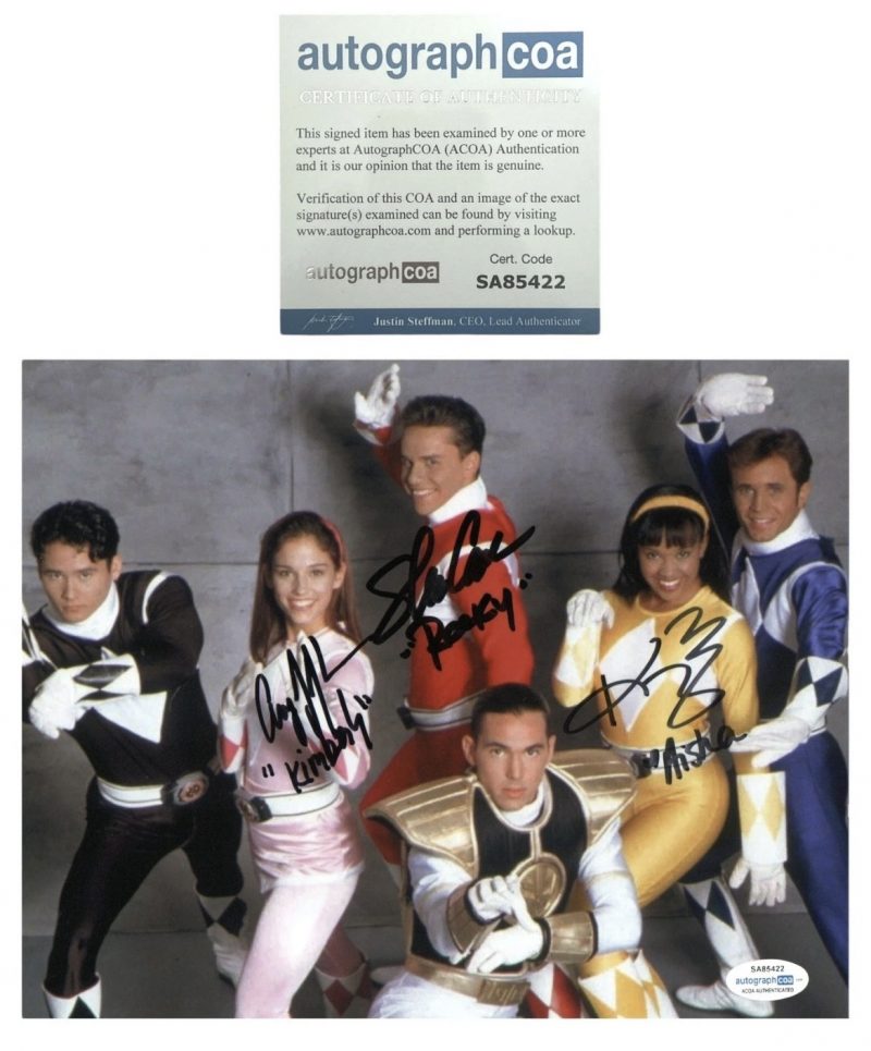 Power rangers - 10x8 - Steve Cardenas , Amy Jo Johnson , Karan Ashley - ACOA