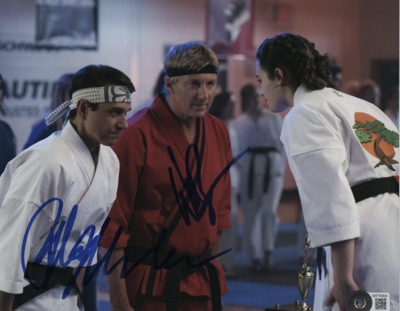 Ralph macchio & William Zabka - 10x8 - cobra Kai - BECKETT WITNESS