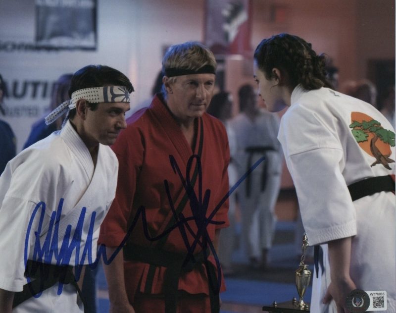 Ralph macchio & William Zabka - 10x8 - cobra Kai - BECKETT WITNESS