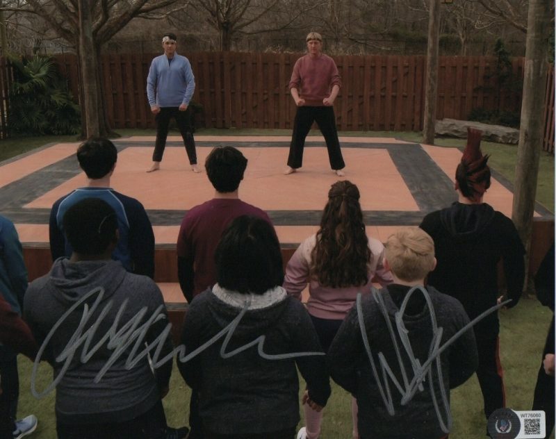 Ralph macchio & William Zabka - 10x8 - cobra Kai - BECKETT WITNESS