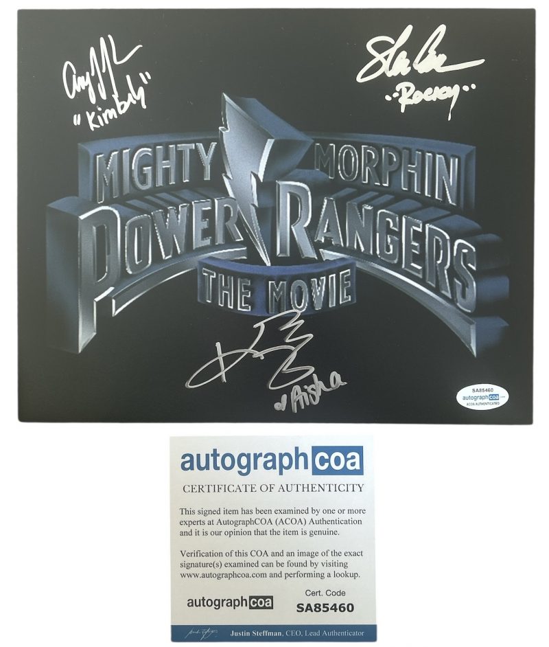 Power Rangers - 10x8 - Steve Cardenas, Amy Jo Johnson, Karan Ashley - ACOA