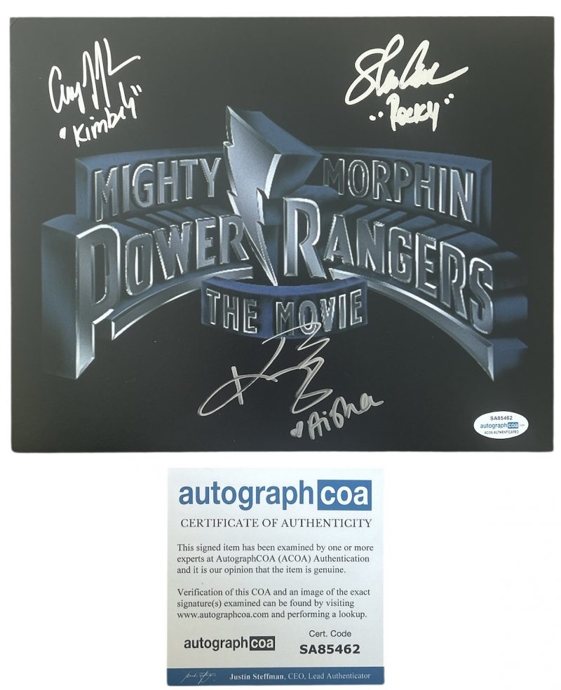 Power Rangers - 10x8 - Steve Cardenas, Amy Jo Johnson, Karan Ashley - ACOA