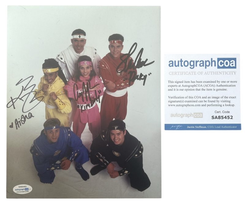 Power Rangers - 10x8 - Steve Cardenas, Amy Jo Johnson, Karan Ashley - “Ninja” - ACOA