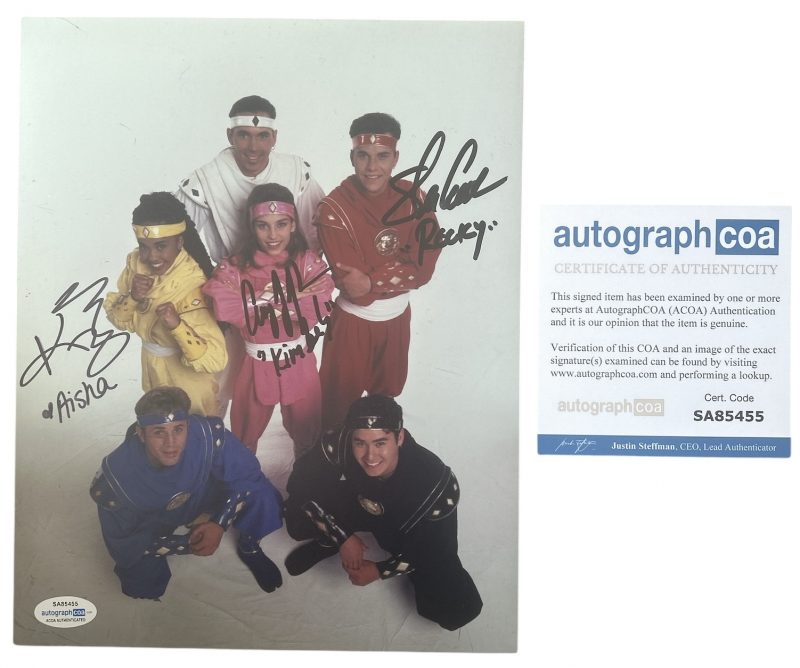 Power Rangers - 10x8 - Steve Cardenas, Amy Jo Johnson, Karan Ashley - “Ninja” - ACOA