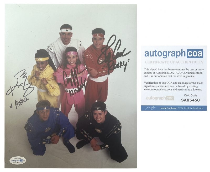 Power Rangers - 10x8 - Steve Cardenas, Amy Jo Johnson, Karan Ashley - “Ninja” - ACOA