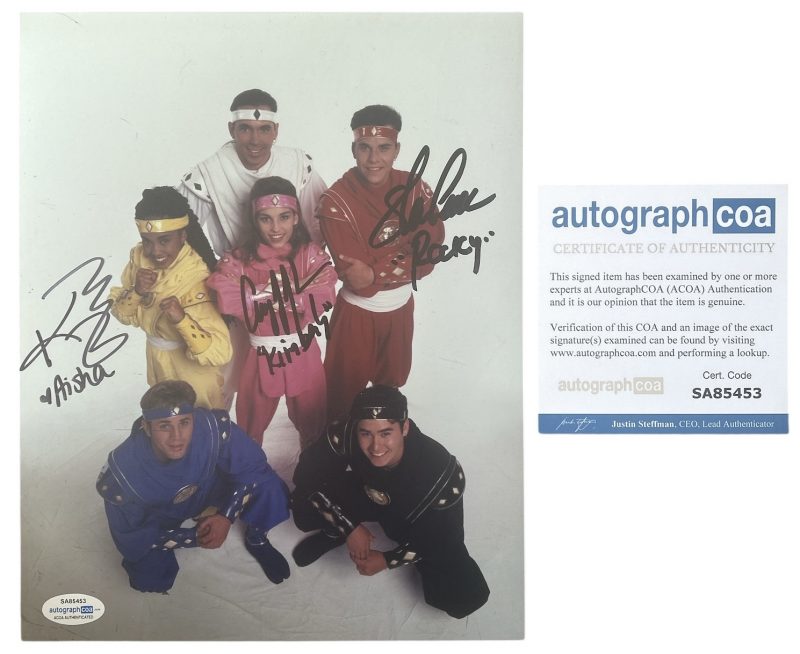 Power Rangers - 10x8 - Steve Cardenas, Amy Jo Johnson, Karan Ashley - “Ninja” - ACOA