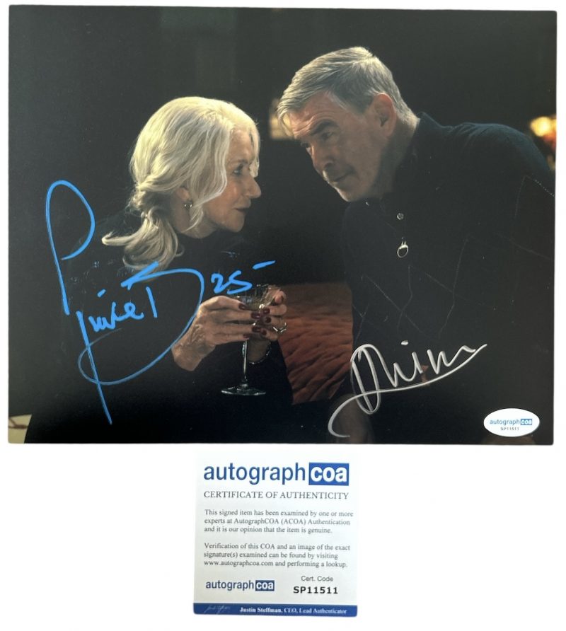 Pierce Brosnan & Helen Mirren - 10x8 - Mobland - ACOA