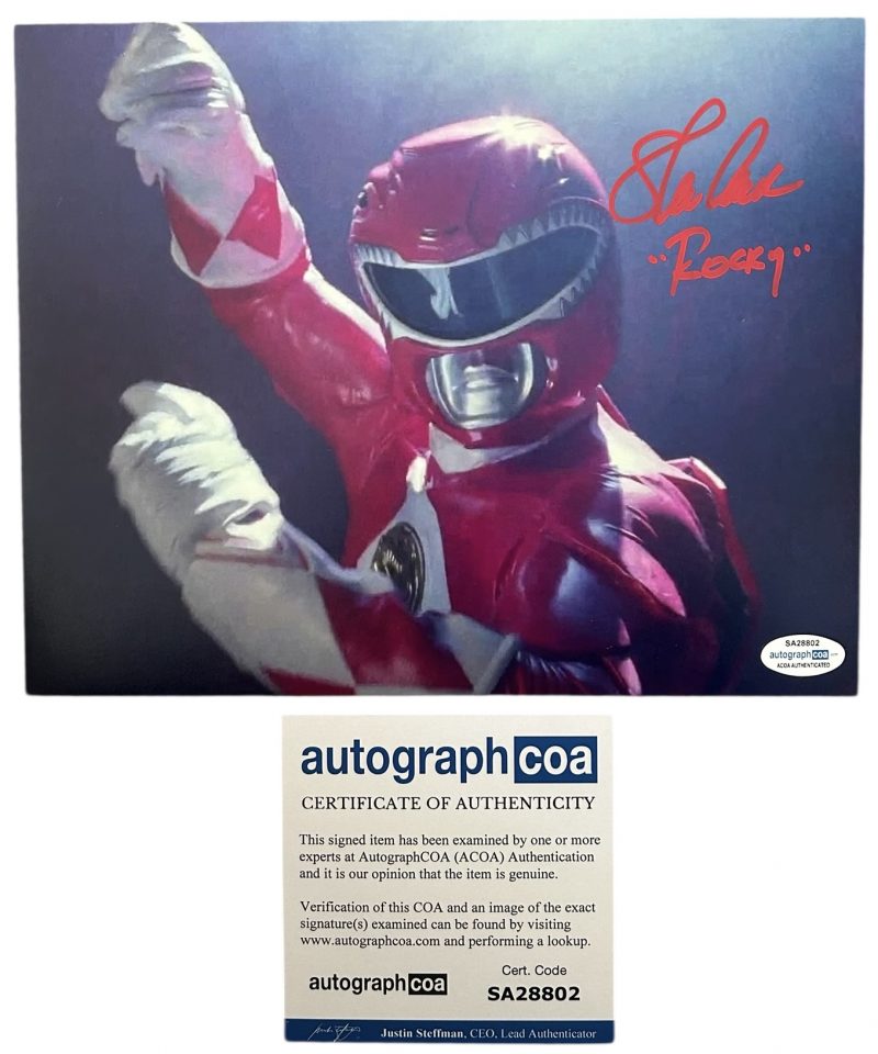 Steve Cardenas - 10x8 - power rangers - ACOA