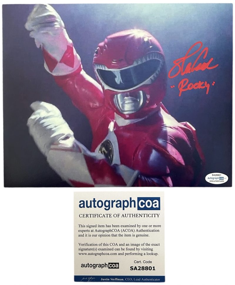 Steve Cardenas - 10x8 - power rangers - ACOA