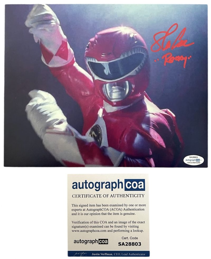 Steve Cardenas - 10x8 - power rangers - ACOA