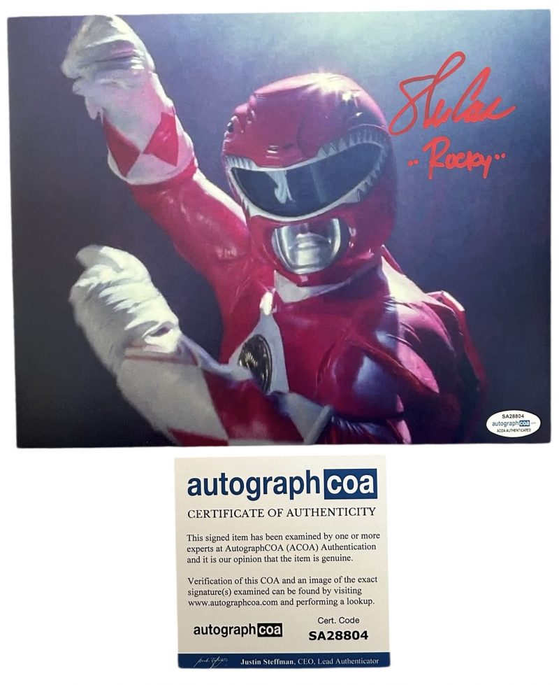 Steve Cardenas - 10x8 - power rangers - ACOA