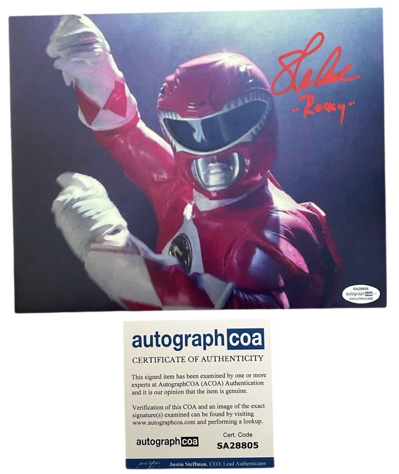 Steve Cardenas - 10x8 - power rangers - ACOA