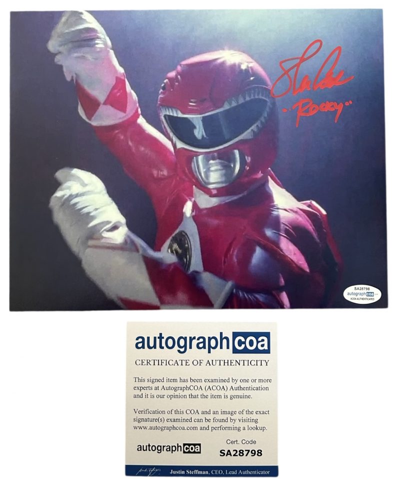 Steve Cardenas - 10x8 - power rangers - ACOA