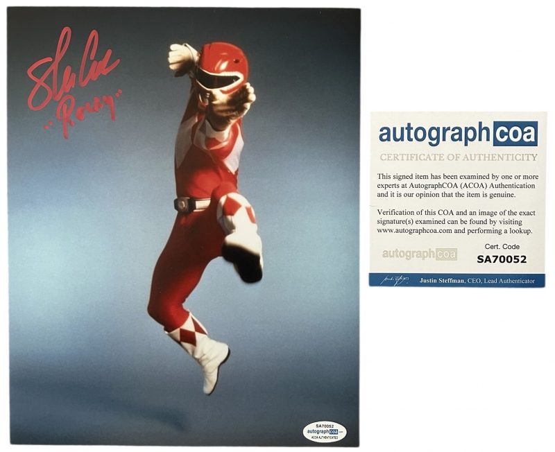 Steve Cardenas - 10x8 - Power Rangers - ACOA