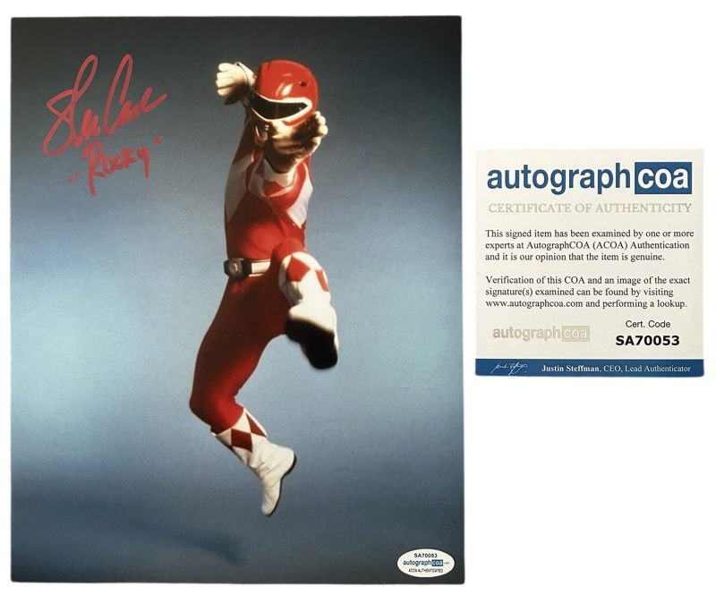 Steve Cardenas - 10x8 - Power Rangers - ACOA