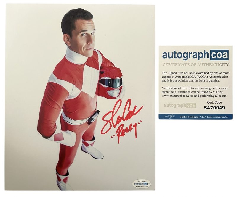 Steve Cardenas - 10x8 - Power Rangers - ACOA