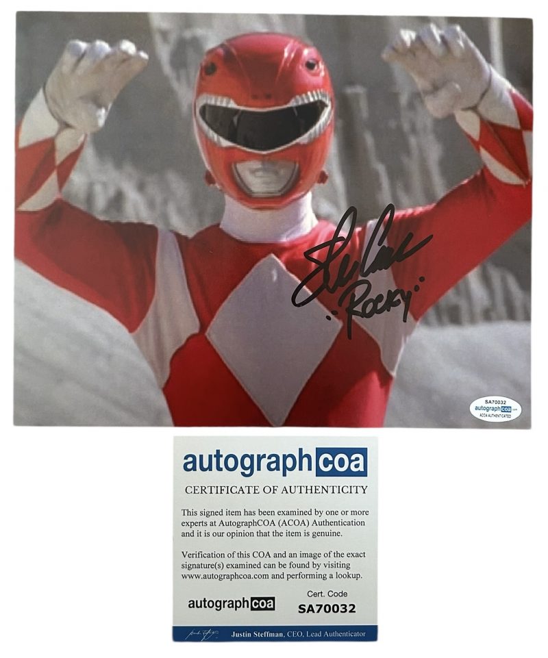 Steve Cardenas - 10x8 - power rangers - ACOA