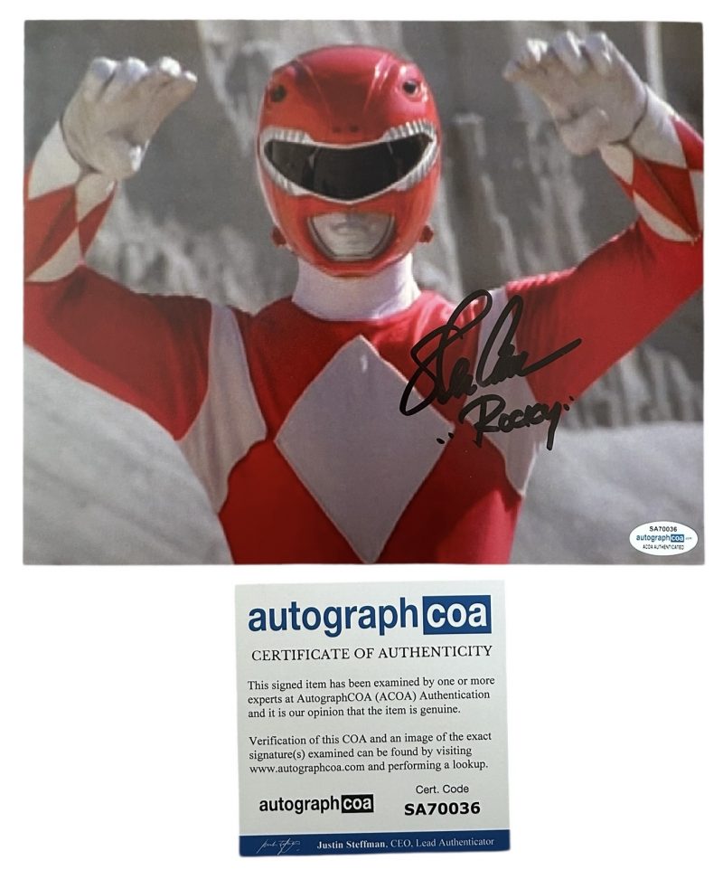 Steve Cardenas - 10x8 - power rangers - ACOA