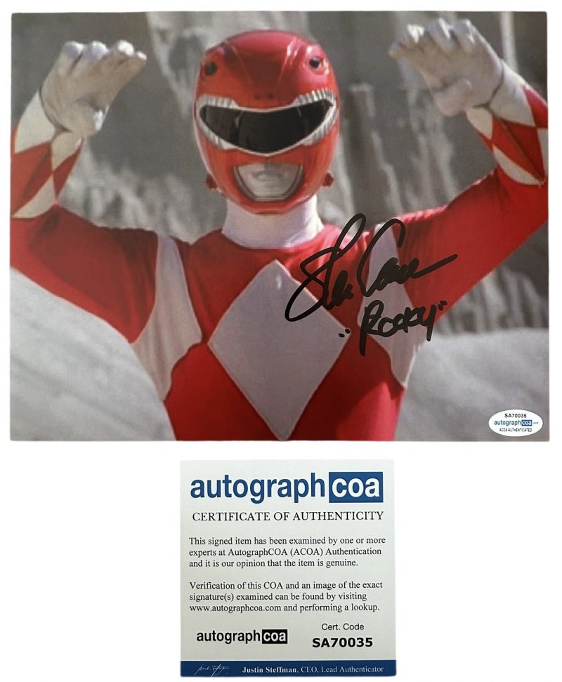 Steve Cardenas - 10x8 - power rangers - ACOA