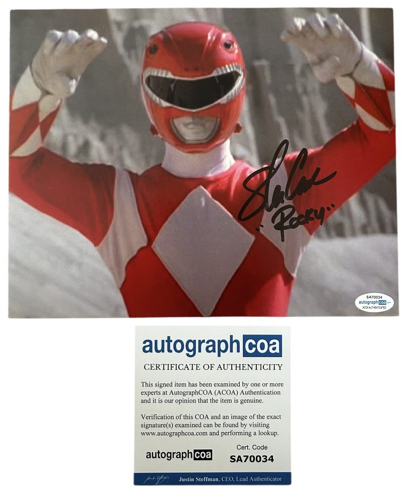 Steve Cardenas - 10x8 - power rangers - ACOA