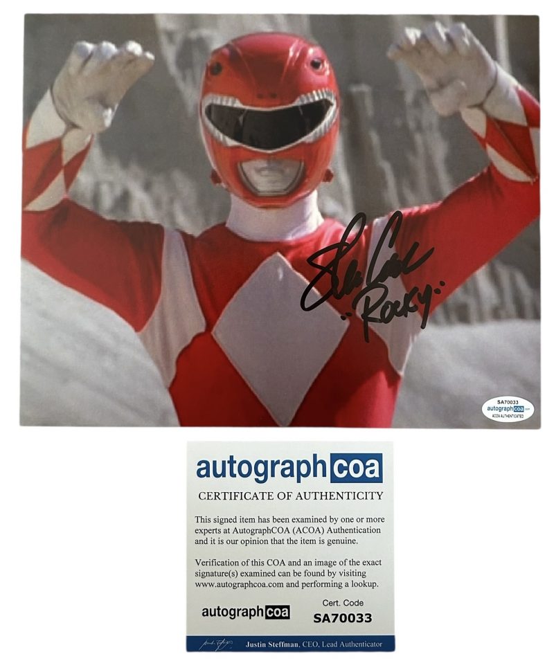 Steve Cardenas - 10x8 - power rangers - ACOA