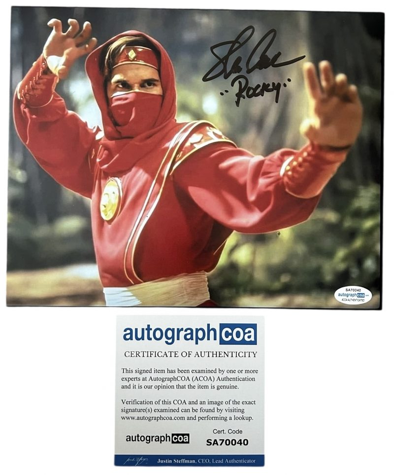 Steve Cardenas - 10x8 - power rangers - ACOA