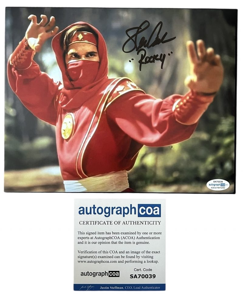 Steve Cardenas - 10x8 - power rangers - ACOA