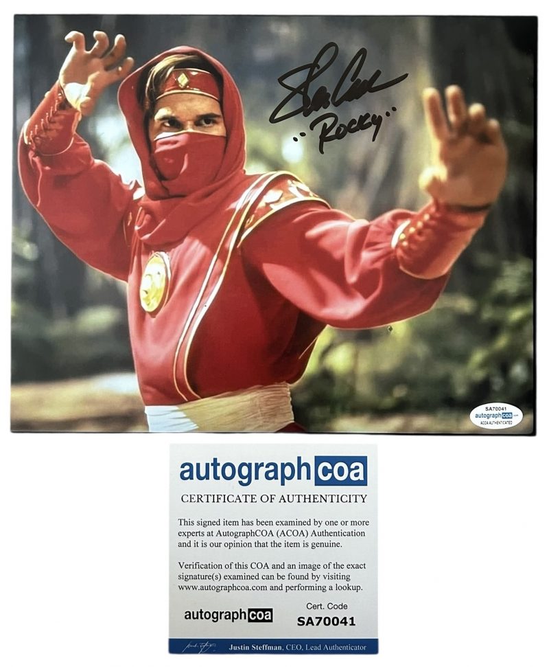 Steve Cardenas - 10x8 - power rangers - ACOA